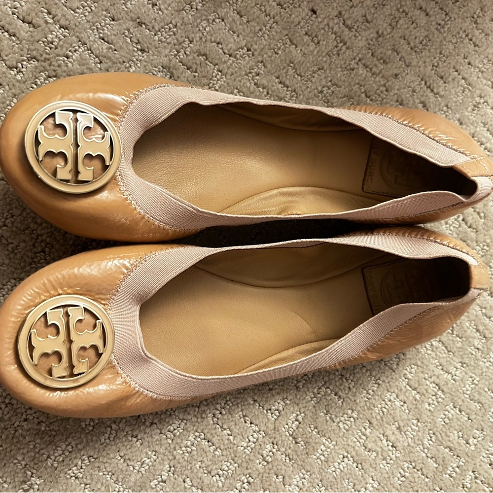tory burch leather ballet flat